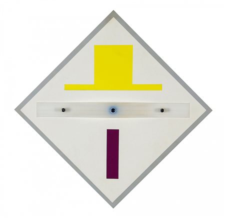 CARMELO ARDEN - QUIN 1913 - 2010 Plastique II, 1985 Assemblaggio, pittura...