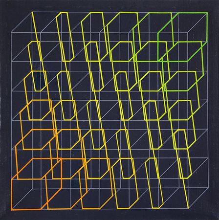 ALDO BOSCHIN 1942 (S.C.P. 6X6) I 76, 1976 Acrilico su tela, cm. 30 x 30...