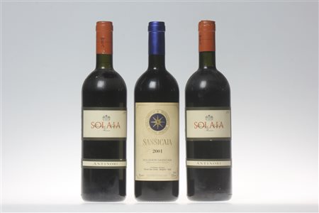 SELEZIONE SUPER TUSCAN SASSICAIA E SOLAIA, TOSCANA. -. . Sassicaia - Marchesi...