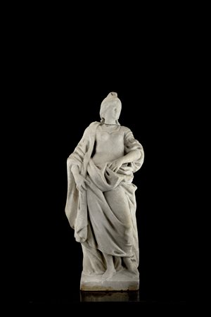 Ignoto sec. XVII "Minerva" scultura in marmo (h. cm 60) (difetti e...