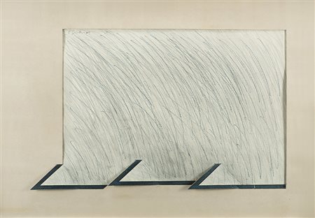 Smith "Composizione in rilievo" 1969 (cm 36x57) Firmato e datato in basso a...