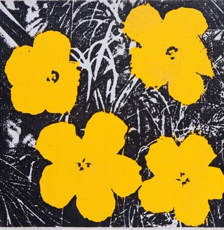 ANDY WARHOL (1928-1987) Flowers 1964polimero sintetico e inchiostro...