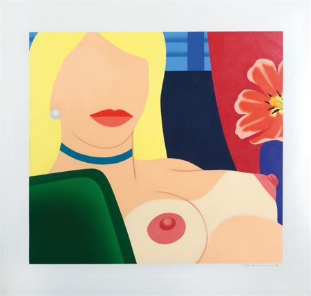 TOM WESSELMANN (1931-2004) Nude painting print 1980olio su tela cm...