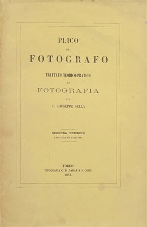 LIBRO (-) Plico del fotografo, trattato teorico-pratico di fotografia per V....