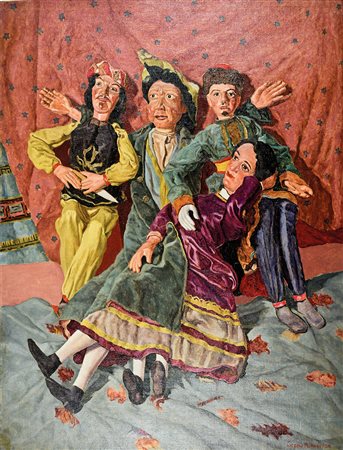 LEONE MINASSIAN (Costantinopoli 1905 - Venezia 1978), Quattro marionette,...