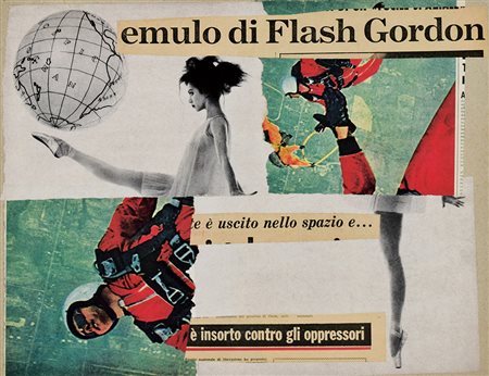 PIGNOTTI LAMBERTO (Firenze 1926) Emulo di Flash Gordon, (anni '60) tecnica...
