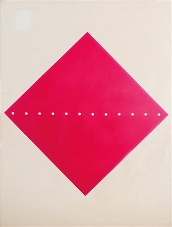 LUCIO FONTANA (Santa Fe' 1899 - Varese 1968) Concetto spaziale, 1967...