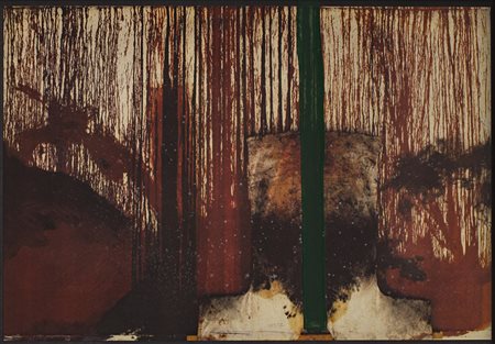 HERMANN NITSCH (1938)Senza TitoloSerigrafia polimatericacm 70x100Firma e...