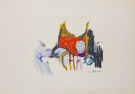 GIORGIO BELLANDI (1930-1976)Senza Titolo, 1965Tecnica mista su cartacm...