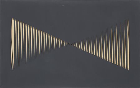 GIOPPE DI BELLA (1945-2007)Triangoli riflessi, 1986Acrilici su doppia telacm...