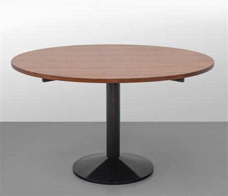 FRANCO ALBINI Un tavolo "TL 30" per POGGI, 1957. Acciaio verniciato, legno...