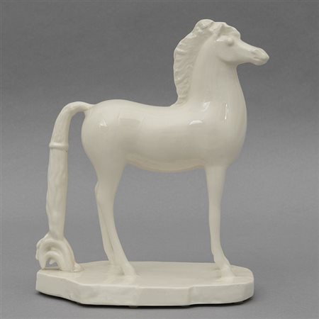 ANGELO BIANCINI Figura di cavallo per S.C.I. (Società Ceramica Italiana,...