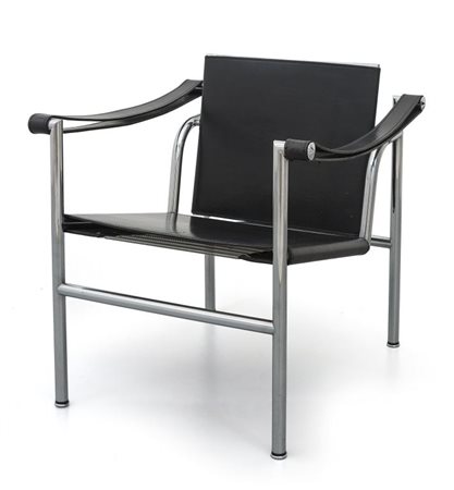 LE CORBUSIER, PIERRE JANNERET, CHARLOTTE PERRIAND Una poltroncina "LC1",...