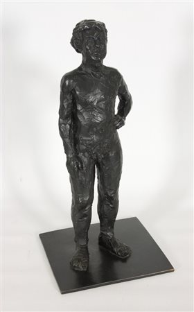 Stephan Balkenhol, Mann, 2004 Scultura in bronzo, es. E.A., cm. 43x20x19...