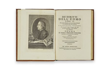 SPEDALIERI, Nicola (1740-1795) - De’ diritti dell’uomo libri VI. Assisi:...