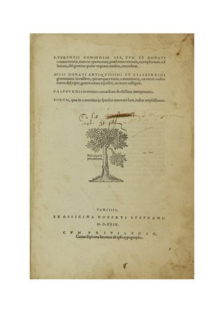 TERENZIO, Publio Afro (185-159 a.C.) - Comoediae sex, tum ex Donati...