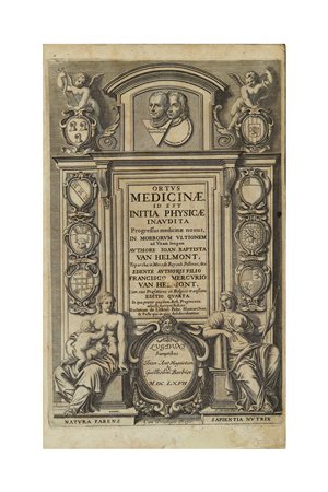 HELMONT, Jan Baptiste (1577-1644) - Ortus medicinae. Lione: Johann Huguetanus...