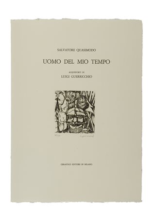 GUERRICCHIO, Luigi (1932-1966) - Uomo del mio tempo. Milano: Cerastico...