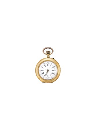 ANONIMOOrologio da tasca da donna in oro 12K con smalti policromiEpoca...