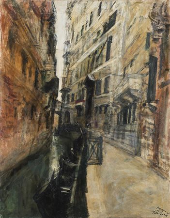 Guido Tallone (Bergamo 1894 - Alpignano 1967)"Venezia. La prefettura" 1945...