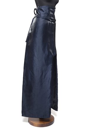 KRIZIAParticolare pantalone oversize in stile orientale in misto lino color...