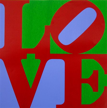 Robert Indiana 1928, New Castle (Indiana) - [USA] Love serigrafia 68x68 cm...