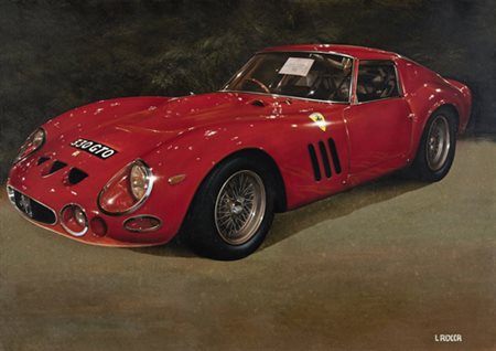 Luigi Rocca, FERRARI GTO Olio su tela, cm 70x100Al retro titolo, firma e anno...