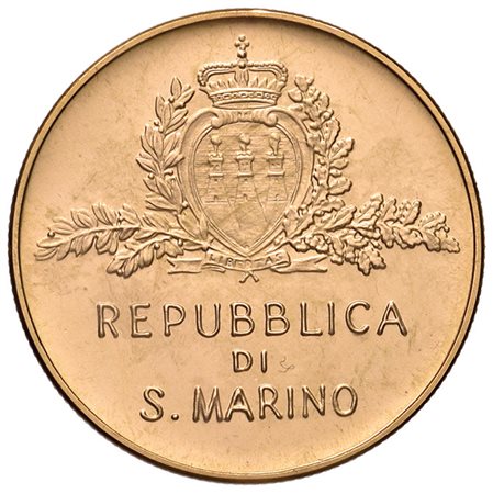 SAN MARINO5 scudi 1981 in oro.FDC. In astuccio.