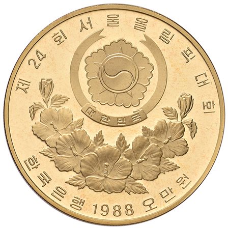 COREA DEL SUD.50.000 won 1988 per la XXIV Olimpiade di Seul 1988. PROOF. In...