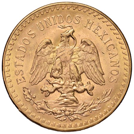 MESSICO50 pesos 1947 in oro. SPL/FDC.