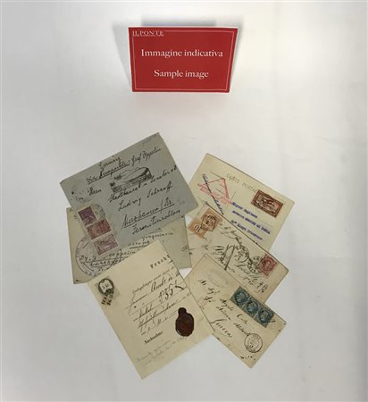 [MONDIALI - STORIA POSTALE] 1851/1935Lotto formato da oltre 100 lettere del...