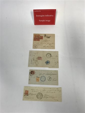 [REGNO D'ITALIA] 1863/1899Lotto formato da numerose lettere, buste e...