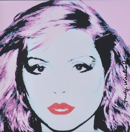 Andy Warhol Porträt Debbie Harry (Blondie), 1985;Farboffset auf...