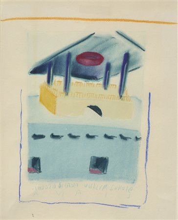 Mike Ryan La Penthouse, 1991;Gessetto su carta, 35 x 28 cm Provenienza:...