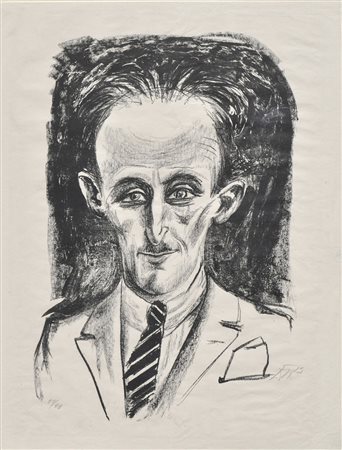 Otto Dix (Untermhaus 1891 - Singen 1969) Portrait H. Angermayer,...