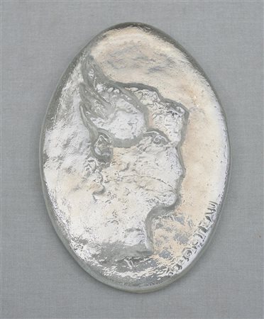 Egidio Costantini/Jean Cocteau Merkur, 1962;Relief-Glasplatte, 19 x 13 cm,...