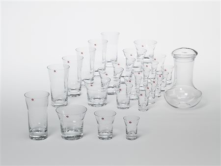 Iittala Trinkservice;Set mit 24 Gläsern (6 x 4 Größen) + Karaffe, Kristall,...