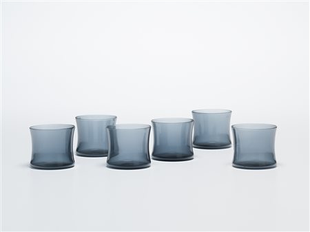 Iittala Set mit 6 Gläsern Iittala;Buntgals, Produktion Iittala Vetri col.,...