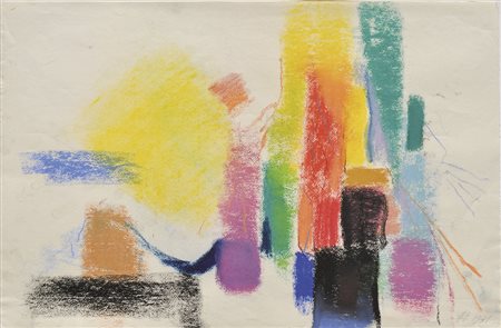 Hans Ebensperger Naturformen, 1971;Pastell, 32 x 48,5 cm Monogrammiert u....