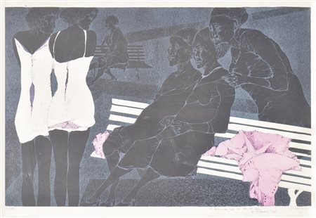 Karl Plattner Karl Plattner;Lithografie, 44 x 68 cm, gerahmt Handsigniert,...