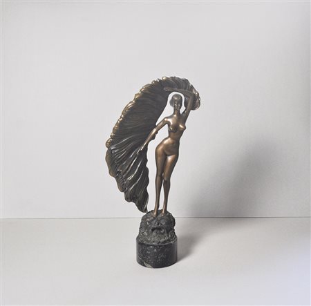 Ernst Fuchs Venusgürtel, 1985;Bronze, Höhe 41,5 cm, Granitsockel Signiert u....