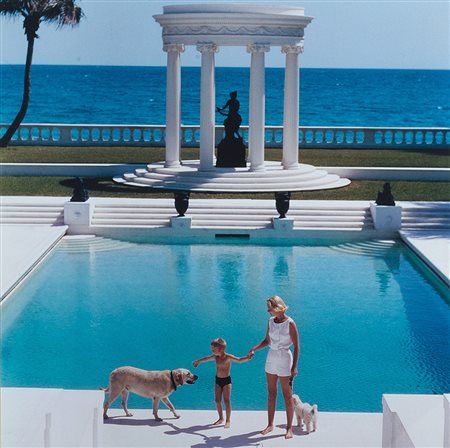 SLIM AARONS (1916 - 2006) Villa Artemis in Palm Beach, Florida, 1955 C-print,...