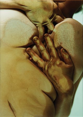 JENNY SAVILLE (1970) Closed contact, 2002 Vintage C-print montata su...