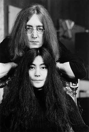 TOM BLAU (1912 - 1984) John Lennon and Yoko Ono, 1971 Stampa vintage alla...