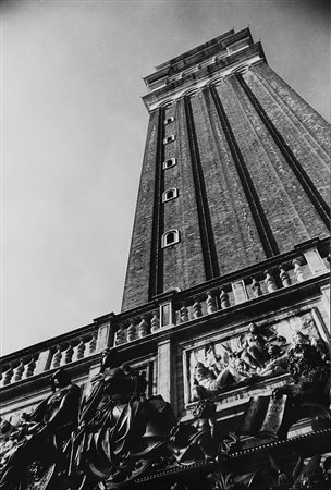 RICCARDO MONCALVO (1916 - 2008) Campanile di San Marco, 1940 Stampa vintage...