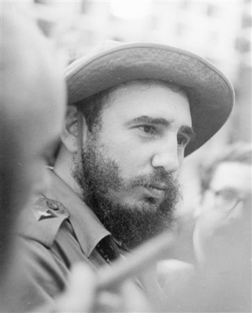 OSVALDO SALAS (1914 - 1992) Fidel Castro, Palacio de la Revolucion, 1967...