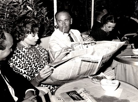 MARCELLO GEPPETTI Henry Fonda e la moglie Afdera Franchetti, 1960 Stampa anni...