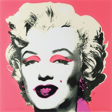 ANDY WARHOL Marilyn Monroe - Announcement, 1981 Serigrafia a colori su carta,...