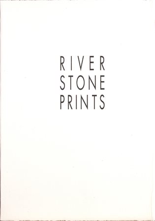 RICHARD LONG River Stone Prints – Portfolio, 1995 Nove stampe su carta...