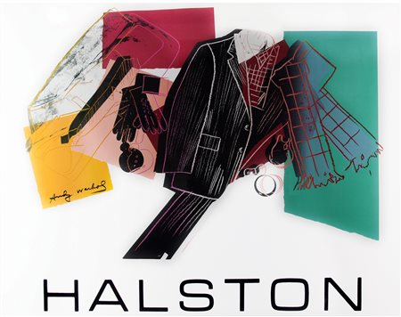 ANDY WARHOL Halston Advertising Campaign - Men’s Wear, 1982 Serigrafia a...
